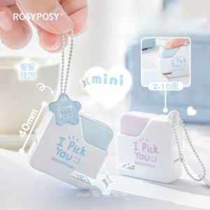 RosyPosy เครื่องเย็บกระดาษก้อนน้ำตาลแบบพกพาขนาดเล็กน่ารัก10 #