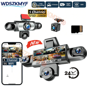 Upgrade 4/5Channel 360 Degree Car Dvr 1080P Video Recorder WiFi APP Dashcam 24h Parking Monitor Rear View Camera Car Recorder