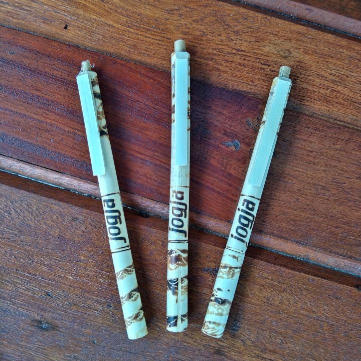 Pulpen bambu motif jogja souvernir Malioboro oleh oleh khas Jogja