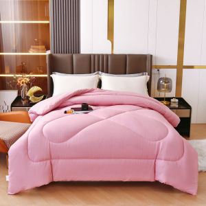 Pure ผ้าฝ้าย ผ้านวมพร้อมปลอกล้างทําความสะอาดได้ หนาขึ้น ฤดูหนาว ผ้านวม เหมาะสําหรับหอพักเตียงเดี่ยวคู่ นักเรียน ฤดูใบไม้ผลิ ฤดูใบไม้ร่วง ผ้านวม