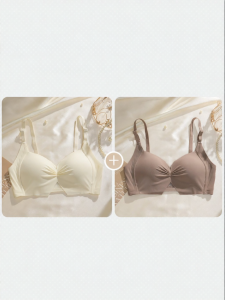 Underwired Free Minimizer Bra With Under-bust Support Gather Effect