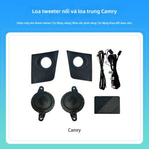 Loa Nổi Trên Taplo Toyota Camry 2018-2023 Thế Hệ Thứ 8 Tích Hợp Đèn LED 128 Màu Loa Tweeter Thu Vào Lắp Đặt Dễ Dàng (Plug & Play)