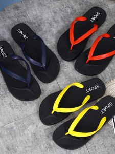 Flip Flops Men Summer Outwear Indoor and Outdoor Fashion Stylish Casual Beach Shoes Bathroom Non Slip Home Slippers