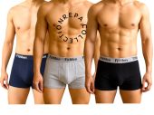 Mens Boxers 3 PCS 1 Set Premium Cotton Kain & Quality Size (S-2XL)