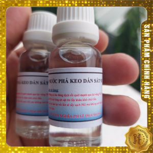 Dung dịch tẩy keo 502 trên mica kính và alu không bay màu alu