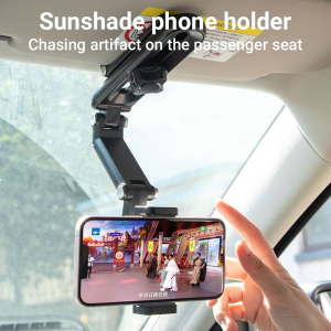 Car sun visor mobile phone holder 1080° rotatable upgraded version rearview mirror universal multi-function car holder⚡PH deliveryIn stock⚡