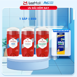 Sáp OLD SPICE Nhập Khẩu Mỹ Khử Mùi Hương Original/ Pure Sport/ Stick Fresh Chai 85G