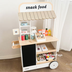 Simulated Pretend Play Set Wooden Realistic Food Model