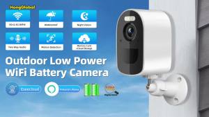 Vstarcam 2K Solar Security Cameras Wireless Outdoor Battery Powered Security Camera PIR Motion Alarm Cloud Storage Two Way Audio