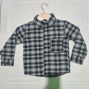 KAYLA KIDS - KEMEJA PLANEL TANGAN PANJANG ANAK ANAK MOTIF KOTAK KOTAK UNTUK USIA 1-10 TAHUN
