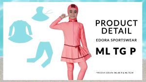 BAJUBERKAH - Baju Renang Anak TK Perempuan Muslim / Baju Renang Anak Muslimah