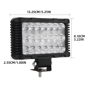 KEVANLY | 1PCS LED Motorcycle Light 21SMD Auxiliary Headlight Spotlights Super Bright 6000K White LED External Work Light Universal