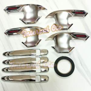 Paket Outer Handle Pegangan Pintu Mobil All New Xenia 2012-2021 Chrome