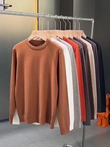 ali Nguồn Hàng Xuyên Biên Giới Áo Len Nam Áo Len Cổ Tròn Nam Tôn Dáng Gầy Áo Len Nam Mặc Trong Thường Ngày Thanh Thiếu Niên
