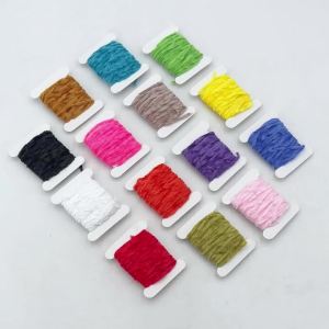 2-14pcs 3mm Wide Rayon Chenille Yarn Fly Tying Materials For Woolly Bugger Nymph Leech Worms Streamer Trout Bass Fishing Lures