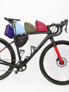 Heat Race RESAIX-PAC Fabric Bike Frame Bag Road Bicycle Handlebar Bag Mountain Folding Bike Bag Cycling Gear Sports Bag