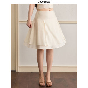 JULULOOK | Bộ Đồ Chiffon Thời Trang Dành Cho Người Béo Cổ V Và Nơ