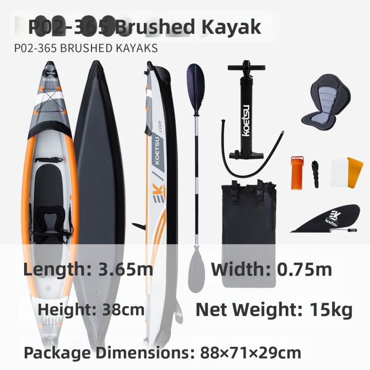 Inflatable Single Person Kayak For Drifting and Racing | Lazada Philippines