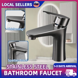 Modern Bathroom Sink Faucet Single Lever Basin Tap Stainless Steel 360 Degree Swivel Spout High Quality Water Tap Nickel