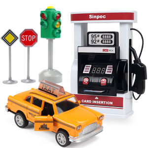Educational Pretend Play Full Set Large Size Toy Gas Station