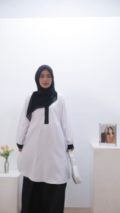 ONE SET ROK SERAGAM HITAM PUTIH PNS DINAS PEMDA GURU ASN