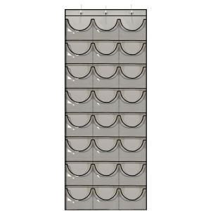 Hat Organizer Racks for Baseball Caps Wall Hanging Hat Organizer 24 Deep Pockets