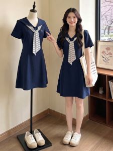Flattering Waist-Cinching A-Line T-Shirt Dress