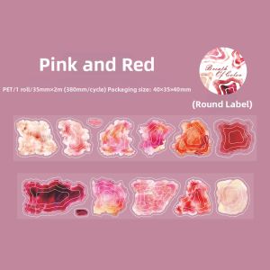 Vintage Creative Watercolor PET Tape Stickers