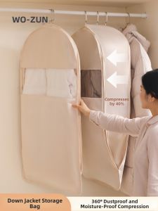 WOZUN | Dustproof Compression Garment Cover for Wardrobe Hanging