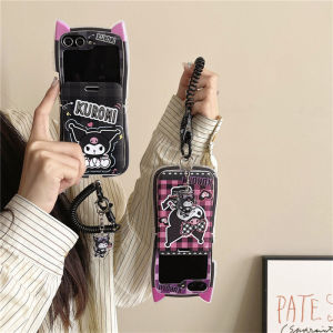 Blackgeloumi Samsung ZFlip7FE Phone Case Foldable Screen Silicone Protective Cover Cute Cartoon ZFlip6/5 Anti-fall Soft Shell Creative Painting