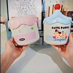 Ống Cắm Bút Cute Màu Pastel – Hộp Đựng Bút Để Bàn Xinh Xắn Nhựa Cao Cấp LILA OBNICE229
