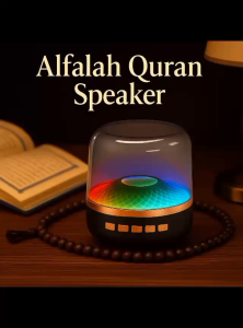 Speaker Al-Quran Alfalah – Murottal 30 Juz Lampu LED Bluetooth Multifungsi & Modern