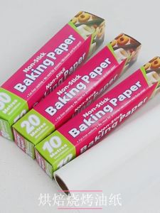 กระดาษอบ 5/10 มีที่ตัด กระดาษรองอบขนม รับรองฟู้ดเกรด ปลอดภัย กันน้ำและกันน้ำมัน