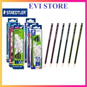 [Hàng chính hãng] Hộp 12 bút chì Staedtler 1182B / Chì 2B Đức 118 Noris school pencil