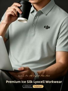 ZUOSALUN | Custom Logo Printing Lyocell Fabric Polo Shirt T-Shirt