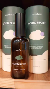 Phutawan สเปรย์ฉีดหมอน ออร์แกนิค Deep Sleep  Good Night   Organic Pillow Spray  2กลิ่น ภูตะวัน 100 มล