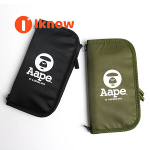 I know Magazine style Aape passport bag card bag crossbody bag storage bag