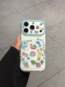 SENBO | Drop Protection Clear Silica Gel Full Enclosure Case for iPhone 17 Pro Max