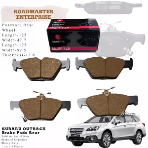 Subaru Outback 2014 Up Brake Pad / Brake Pads Rear Disc Set Ceramic Heavy Duty 26696-AL000 ( car accessories )