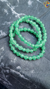 Collection Grade Green Aventurine Bell Bracelet