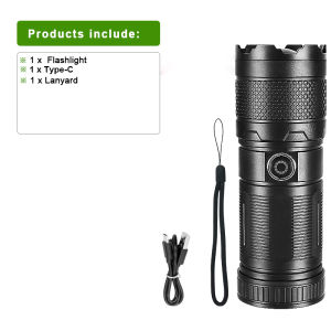 Strong Light LED Flashlight Long Range Powerful Torch COB Light Tactical Flashlights 10000mAh Rechargeable Lamps Outdoor Camping