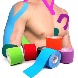 Kinesiology Tape Muscle Bandage Sports Cotton Elastic Adhesive Strain Injury Tape Muscle Pain Relief
