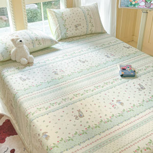 100 Cotton Bedsheet Single or Double Universal for All Seasons Bedding Set
