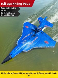 Mô Hình Máy Bay Điều Khiển Từ Xa Raptor Động Cơ Không Chổi Than Chống Nước Cánh Cố Định