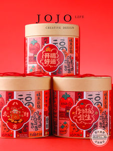 JOJOS L. Change Face Candle Stone Wealth Attraction Ornament Pomegranate Success Happy Celebration Indoor Home Decor