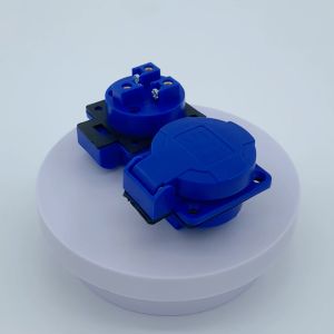Waterproof IP54 Universal Female Chassis Electrical Connector 16A Industrial Power Safety Outlet Safety Outlet Pass Global CE Certificated