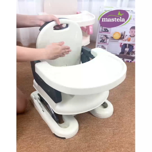 Ghế ăn dặm cho bé Mastela 7110 - 7112 điều chỉnh độ cao cho bé tự ăn uống - bảo hành 12 tháng