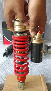 SHOCK 305MM SKOK BELAKANG MIO BEAT SCOOPY VARIO110 GENIO SUSPENSI MOTOR MODEL TABUNG ATAS CMZ RACING