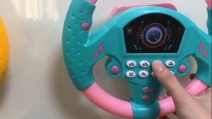 **READY STOCK** Steering Wheel With Sound | Children Simulation Driving Car Toys Baby Funny Interactive Toy