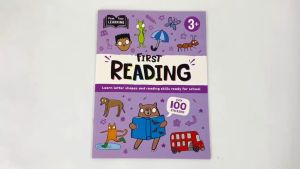 First Reading Educational Workbook with 100+ Stickers for Preschool Kids To Learn (Age 3+)